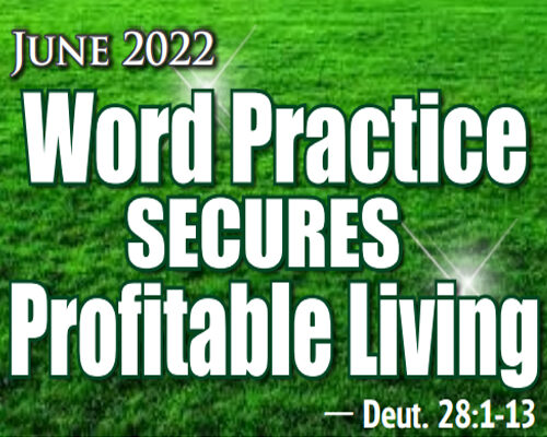 June 2022 Prophetic Focus